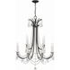 Karrington 12 Light 30 inch Matte Black Chandelier Ceiling Light