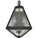 Glacier 2 Light 16.75 inch Black Charcoal Outdoor Sconce in Water