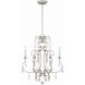 Ashton 6 Light 21.5 inch Olde Silver Chandelier Ceiling Light in Clear Hand Cut