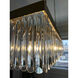 Emory 6 Light 49 inch Modern Gold Linear Chandelier Ceiling Light