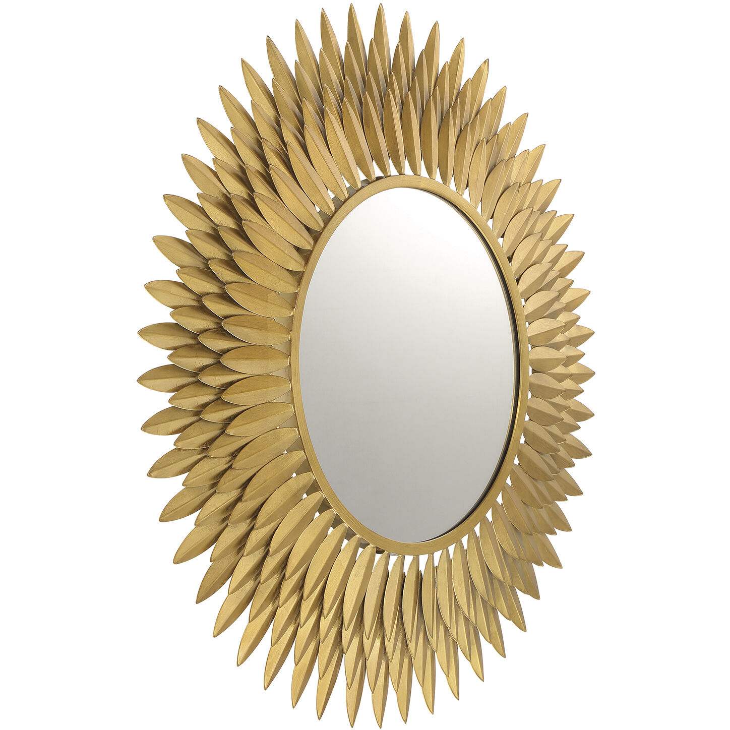 Broche 30 X 30 inch Antique Gold Mirror