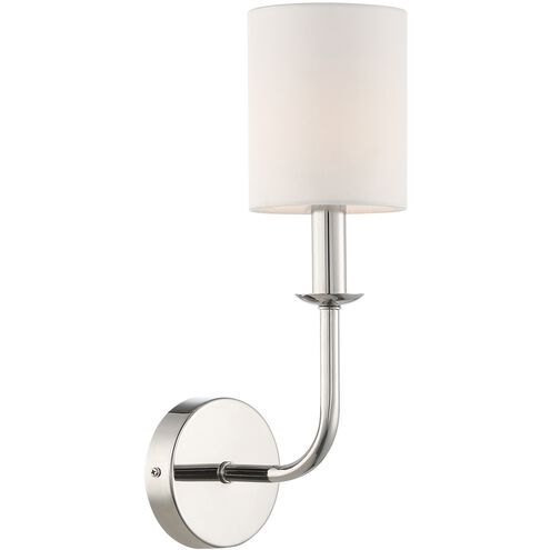 Bailey 1 Light 4.75 inch Polished Nickel Sconce Wall Light