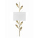 Broche Sconce Wall Light in Antique Gold