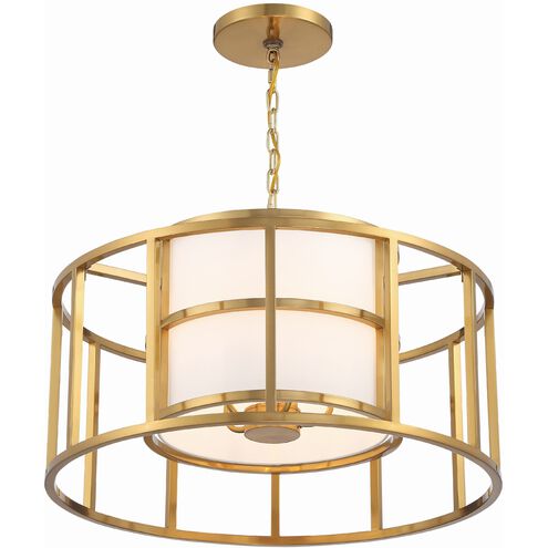 Hulton 5 Light 25 inch Luxe Gold Chandelier Ceiling Light