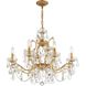 Filmore 12 Light 29 inch Antique Gold Chandelier Ceiling Light in Clear Hand Cut
