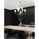 Hatfield 8 Light 33.25 inch Vibrant Gold Chandelier Ceiling Light