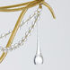 Metro 5 Light 27.5 inch Antique Gold Chandelier Ceiling Light