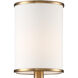 Hatfield Bath Sconce Wall Light in Vibrant Gold