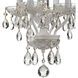 Welton 4 Light 11 inch Wet White Mini Chandelier Ceiling Light in Clear Spectra