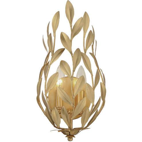 Broche Wall Sconce Wall Light in Antique Gold