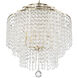 Gabrielle 6 Light 22 inch Antique Gold Chandelier Ceiling Light