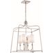 Sylvan 4 Light 21.5 inch Polished Nickel Chandelier Ceiling Light