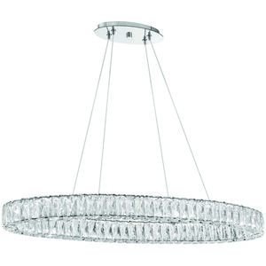 Kinsley 1 Light 39 inch Polished Chrome Pendant Ceiling Light