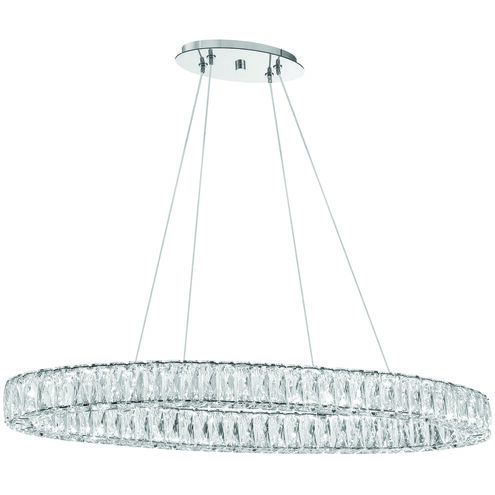 Kinsley 1 Light 39 inch Polished Chrome Pendant Ceiling Light