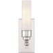 Wilcox Bath Sconce Wall Light in Polished Nickel