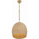 Jace 1 Light 15 inch Soft Gold Pendant Ceiling Light