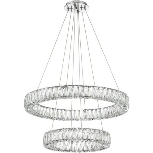 Kinsley 1 Light 28 inch Polished Chrome Pendant Ceiling Light