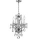 Welton 4 Light 11 inch Polished Chrome Mini Chandelier Ceiling Light in Clear Swarovski Strass