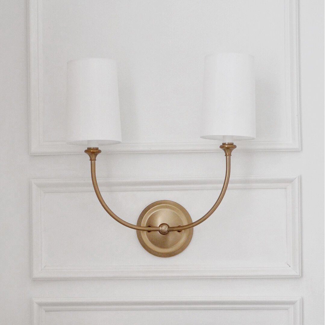 Sylvan Bath Wall Light in Vibrant Gold