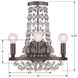 Channing 3 Light 12 inch Chocolate Bronze Sconce Wall Light
