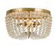 Rylee 3 Light 12.5 inch Antique Gold Flush Ceiling Light