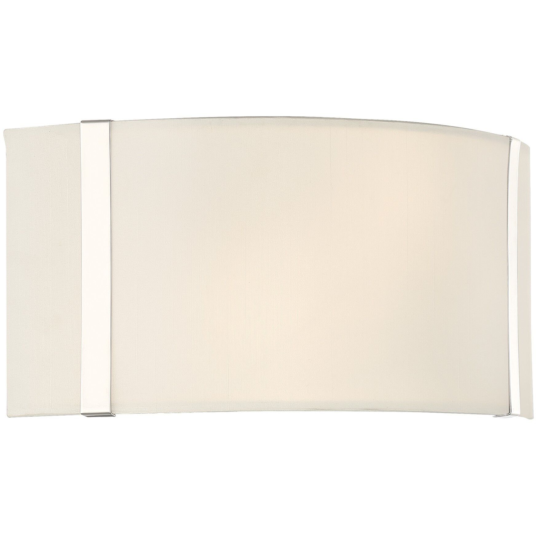 Fulton Sconce Wall Light in Polished Nickel