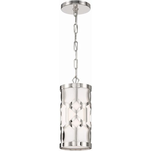 Jennings 1 Light 6 inch Polished Nickel Pendant Ceiling Light
