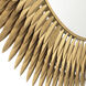 Broche 46.75 X 46.75 inch Antique Gold Mirror