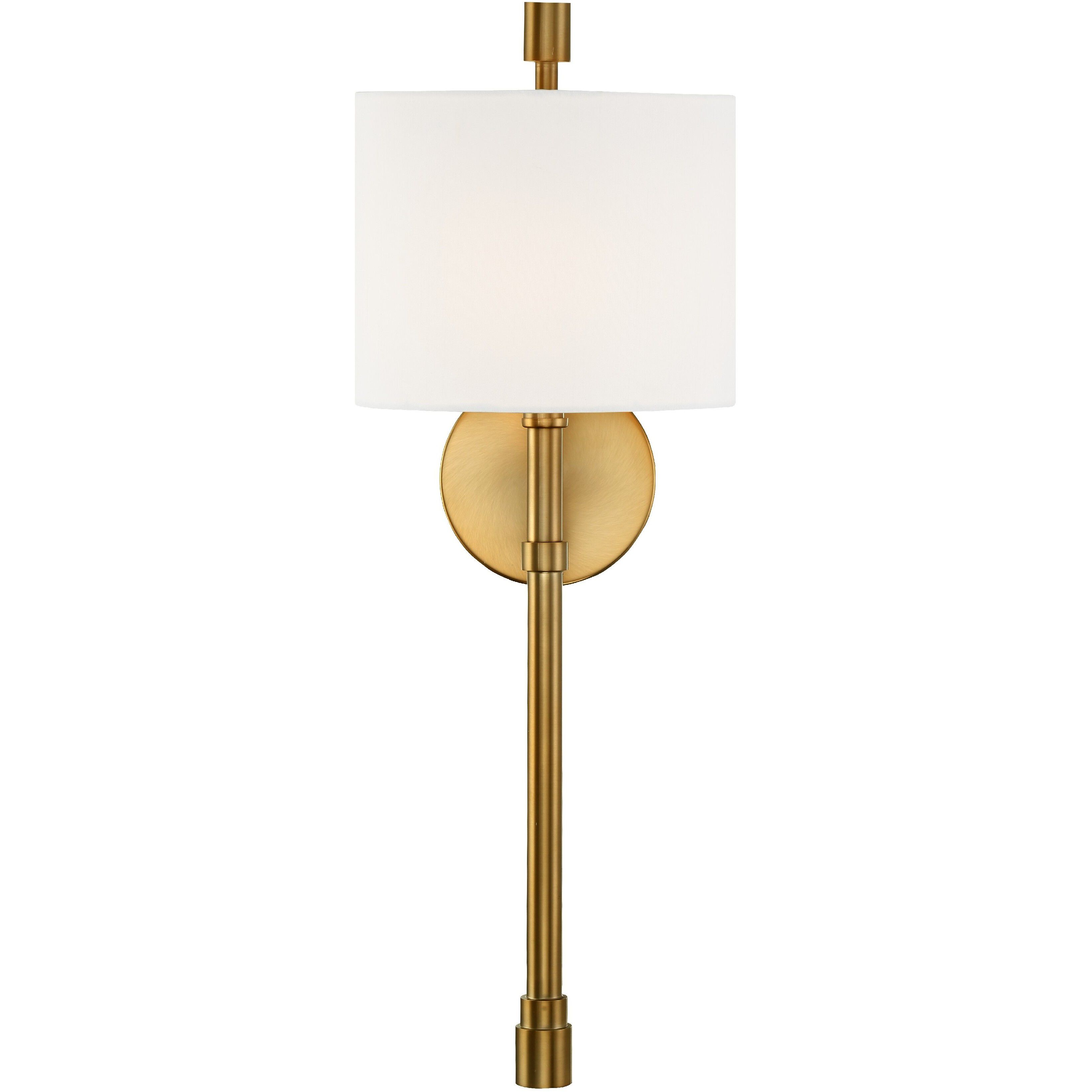 Rachel Bath Sconce Wall Light in Vibrant Gold