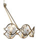 Quincy 10 Light 40 inch Distressed Twilight Linear Chandelier Ceiling Light