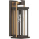 Lendel 1 Light 15 inch Twilight Bronze and Textured Gold Outdoor Sconce