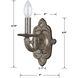 Paris Market 1 Light 5 inch Venetian Bronze Sconce Wall Light