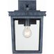 Belmont 1 Light 14 inch Graphite Outdoor Wall Mount