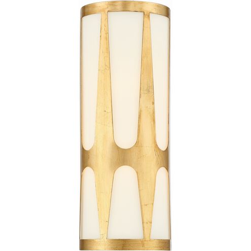 Royston 2 Light 6.75 inch Antique Gold ADA Wall Sconce Wall Light
