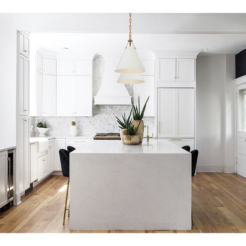 Xavier 1 Light 12 inch Vibrant Gold Mini Pendant Ceiling Light