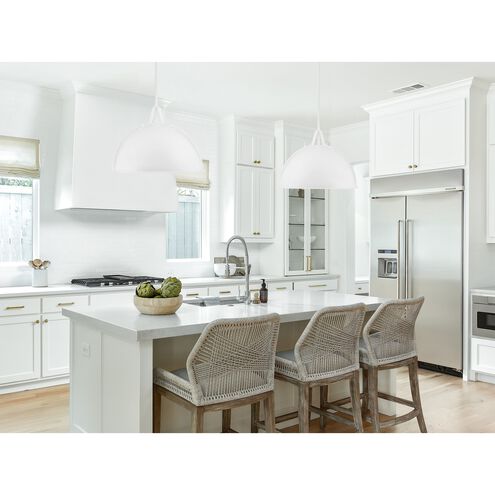 Soto 1 Light 20 inch White Chandelier Ceiling Light