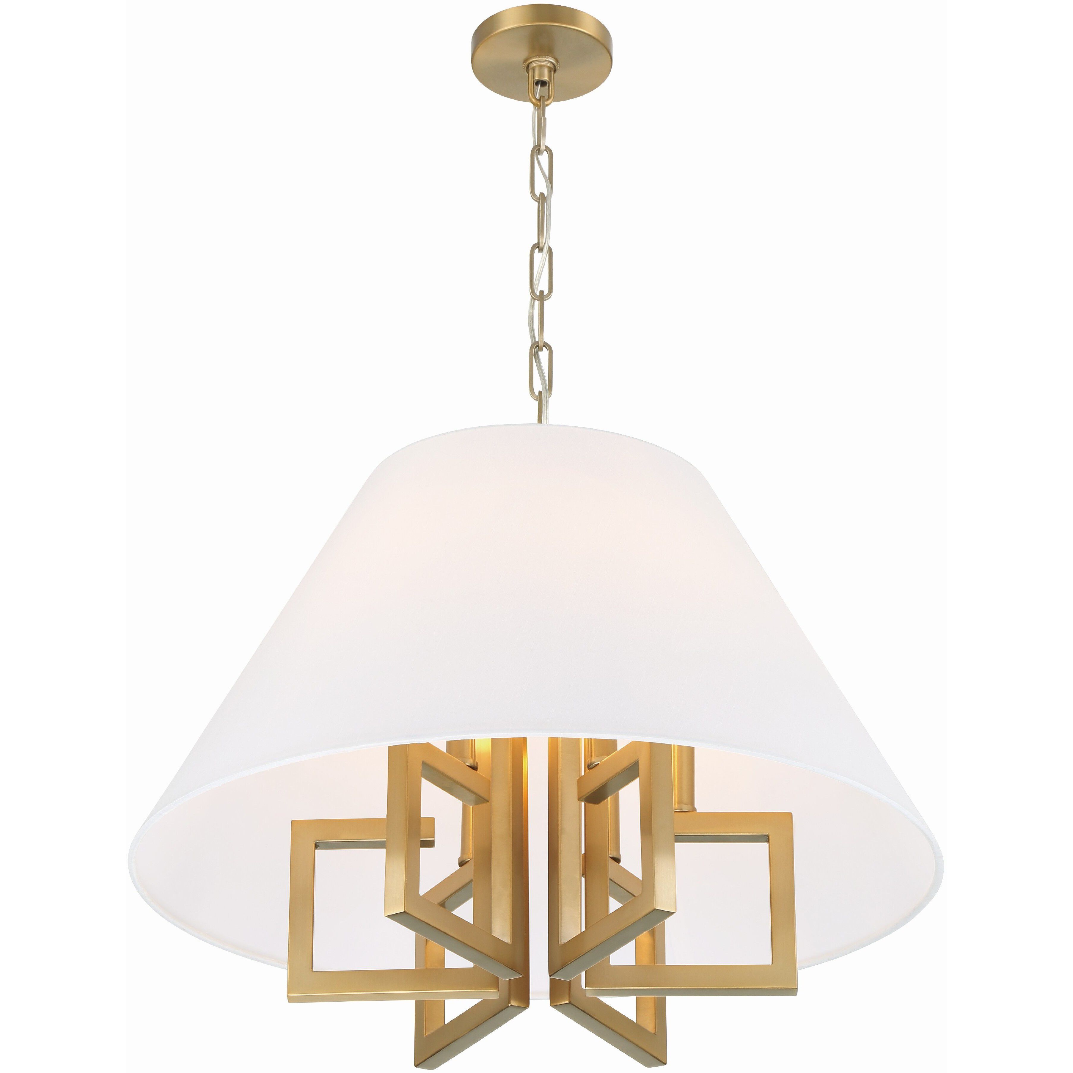Westwood 6 Light 24 inch Vibrant Gold Chandelier Ceiling Light