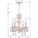 Paris Market 4 Light 13.5 inch Antique White Mini Chandelier Ceiling Light in Clear Swarovski Strass