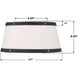 Callahan 3 Light 17 inch Polished Nickel Flush Ceiling Light