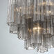 Addis 4 Light 17.75 inch Polished Chrome Mini Chandelier Ceiling Light in Smoke