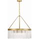 Emory 8 Light 24 inch Modern Gold Chandelier Ceiling Light