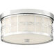 Anniversary 2 Light 13.5 inch Polished Nickel Flush Ceiling Light
