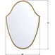 Lindee 40 X 28 inch Antique Gold Mirror