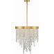 Winfield 5 Light 20 inch Antique Gold Chandelier Ceiling Light