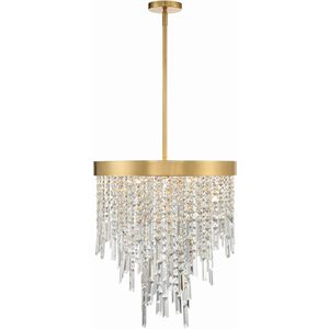 Winfield 5 Light 20 inch Antique Gold Chandelier Ceiling Light