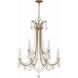 Karrington 12 Light 30 inch Aged Brass Chandelier Ceiling Light