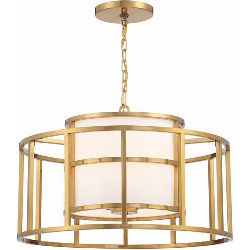 Hulton 5 Light 25 inch Luxe Gold Chandelier Ceiling Light