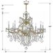Maria Theresa 9 Light 28 inch Gold Chandelier Ceiling Light in Clear Hand Cut