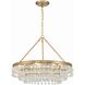 Calypso 6 Light 25 inch Vibrant Gold Chandelier Ceiling Light