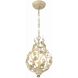 Josie 3 Light 9 inch Champagne Green Tea Mini Chandelier Ceiling Light